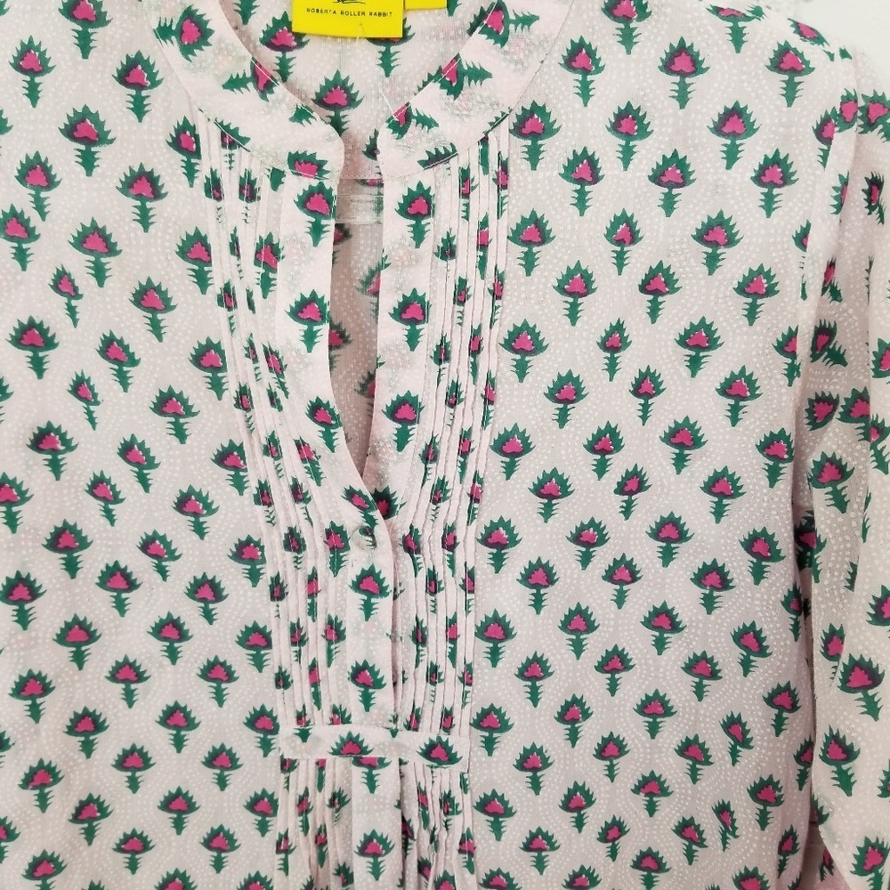 Roberta Roller Rabbit lightweight tunic top XS - Picture 8 of 8